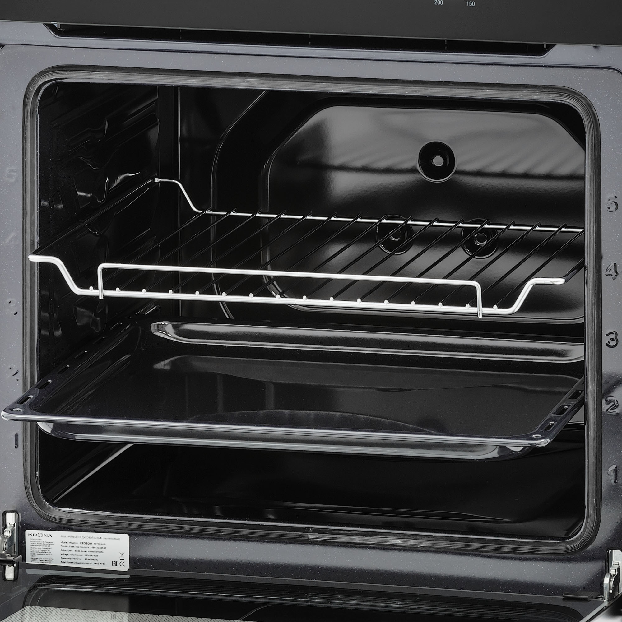 5369583 Электрический духовой шкаф KRONA ASTRO 60 BL черный KRONA1 STDN-0012240 - Вид №6