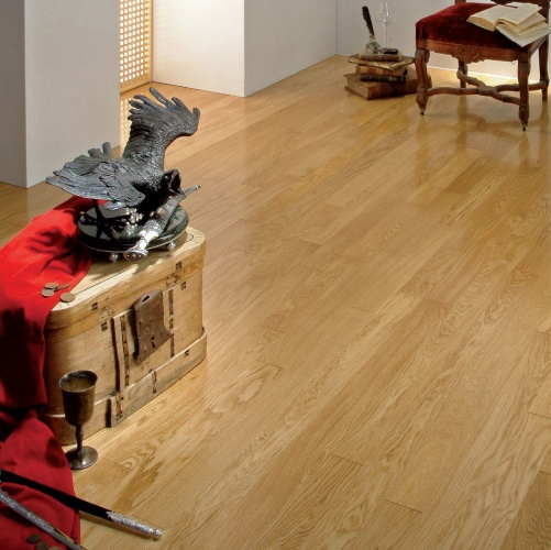 Паркетная доска Coswick Классическая 127мм Лак Дуб Селект (Гладкая) 600…2101х127 мм 11531101 - Вид №9