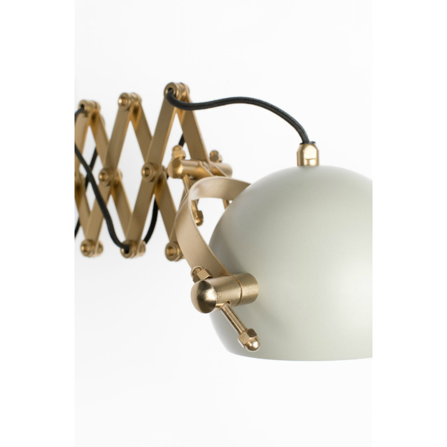 Лампа настенная Sarana, серая White Label Living 5400034 - Вид №5