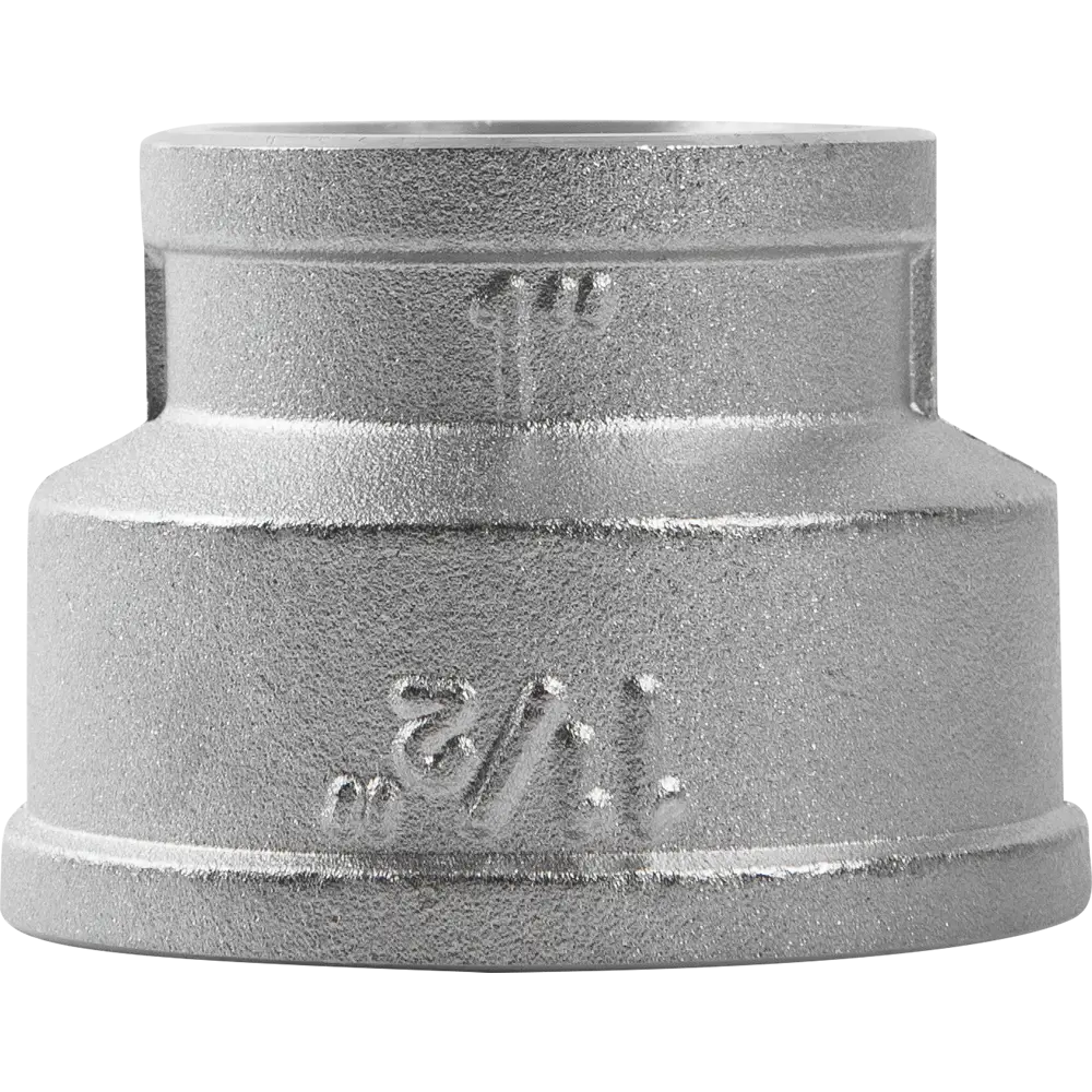 Муфта Valtec переходная 1 1/2"х1" никелированная латунь VTr.240.N.0806 82164864 STLM-2007475  - Вид №1