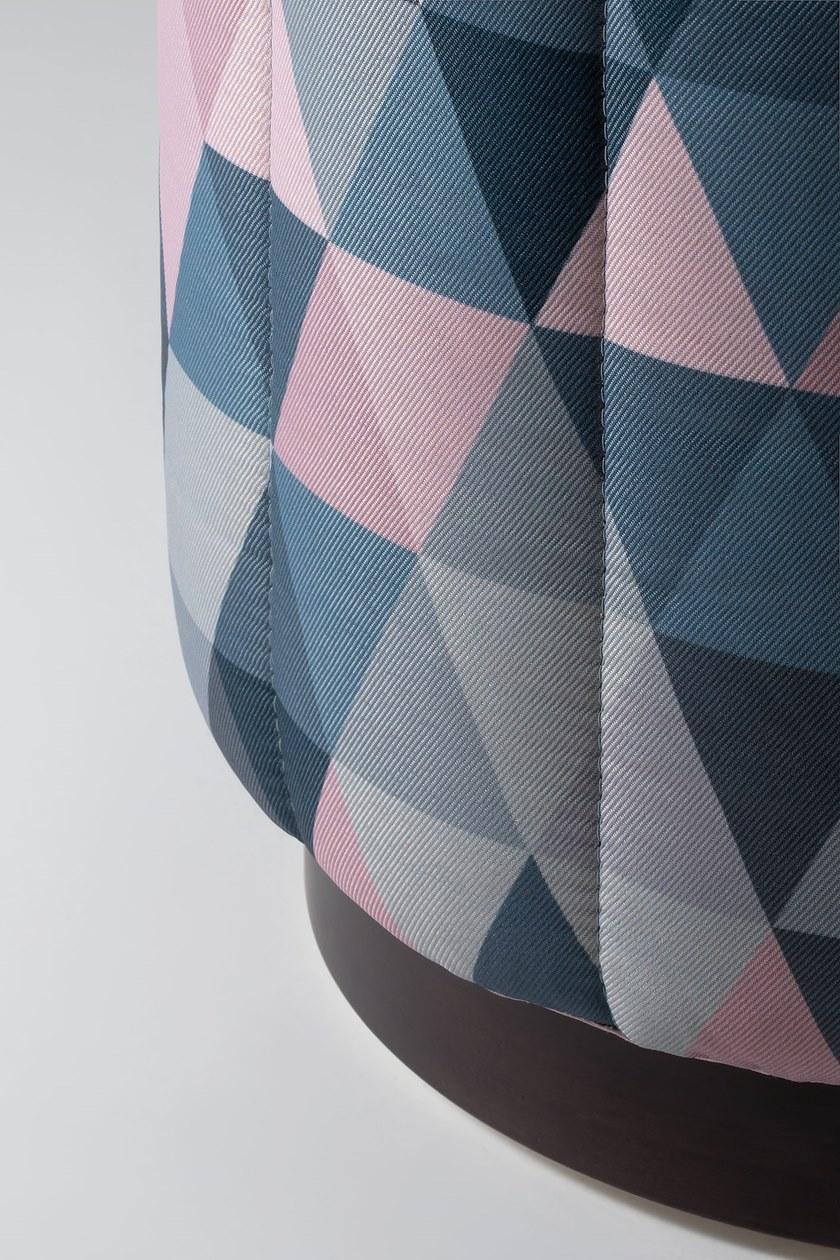 Tirolo Круглый пуф из ткани Carter 068 pf - Вид №2