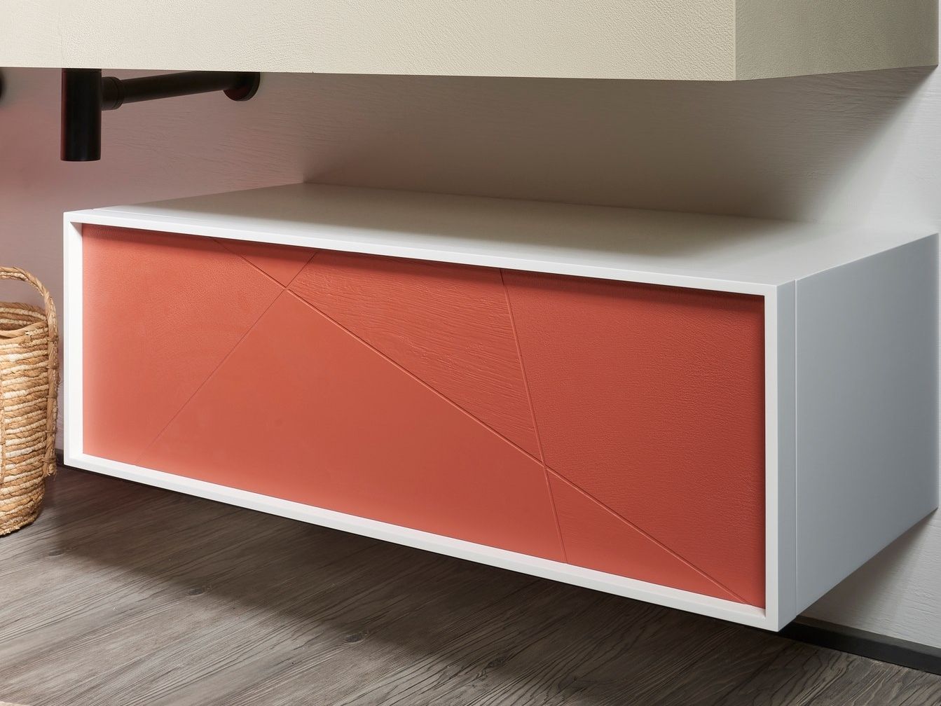 Подвесной шкаф для ванной комнаты в Akron© с ящиками Acquabella Show ARCH-00032020