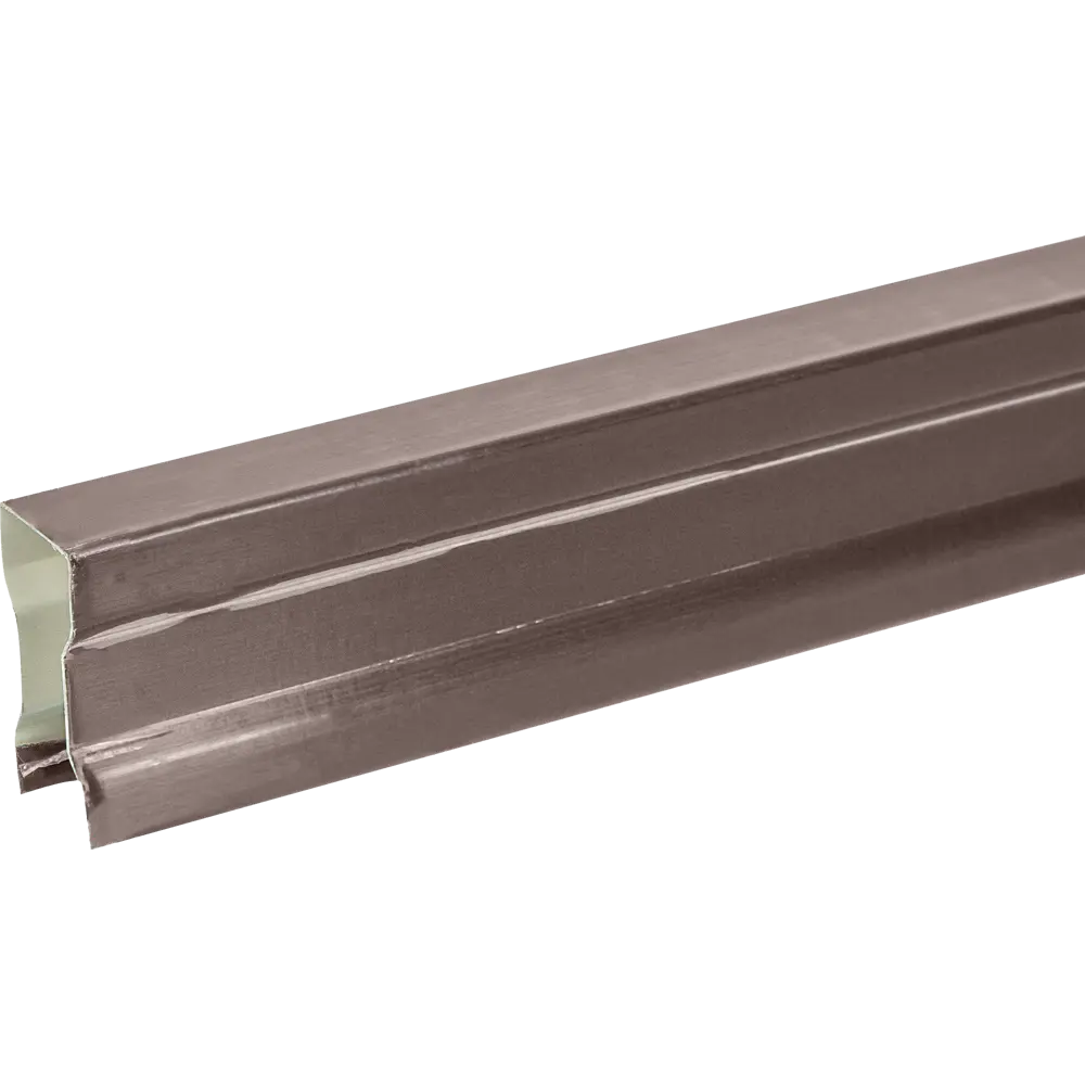 П-планка для профнастила С8 35x35мм 2 м 0.4 мм RAL 8017 Коричневый 13325699 STLM-2142175 Santreyd 