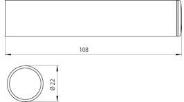 Emco Bad Держатель запасного рулона из металла Polo 0705 001 00 - Вид №1