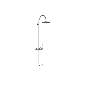 VAIA Showerpipe со смесителем для душа без ручного душа FlowReduce - матовая темная платина