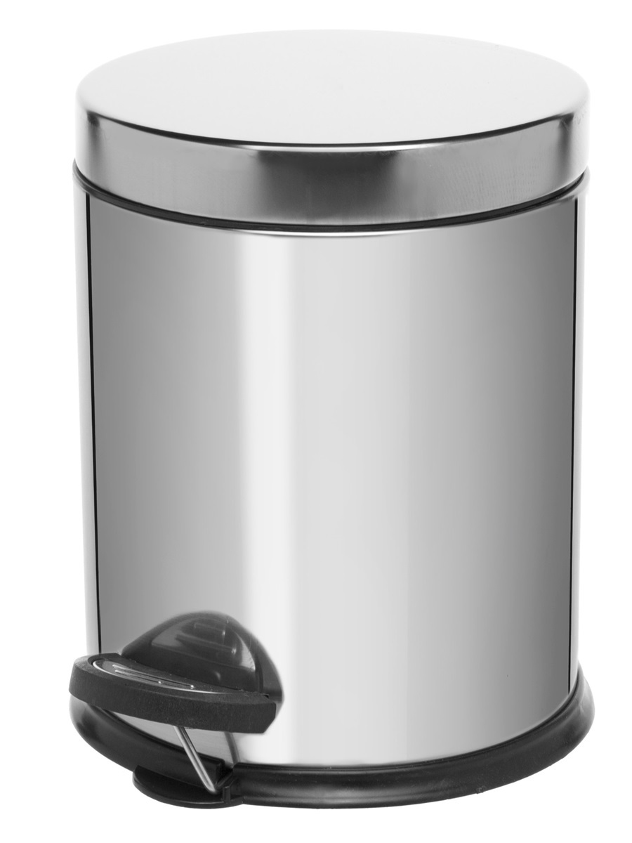Вёдра с педалью и крышкой Cassiopea 5L Mini Chrome NAVAKO 11501