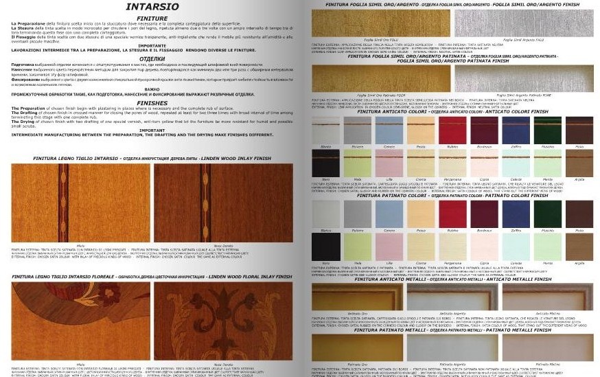 Комплект мебели для ванной комнаты IL TEMPO DEL 14 INTARSIO Santreyd 225 - Вид №2