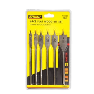 Набор перьевых сверл по дереву 10-12-16-18-20-25 мм Креост