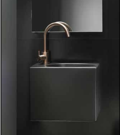 L311T0R1V1.100 Подвесная раковина прямоугольная A. e T. Italia IDEA Белый глянцевый AeT ITALIA - Вид №1