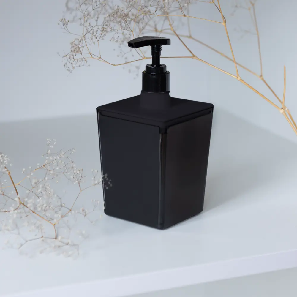 Дозатор для жидкого мыла BEROSSI Spacy в стильном базальтовом исполнении 89377126 STLM-1526643 - Вид №6