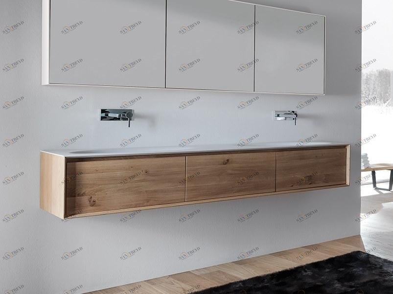 FALPER Двойная подвесная тумба под умывальник с ящиками Shape evo sun-id-1457181