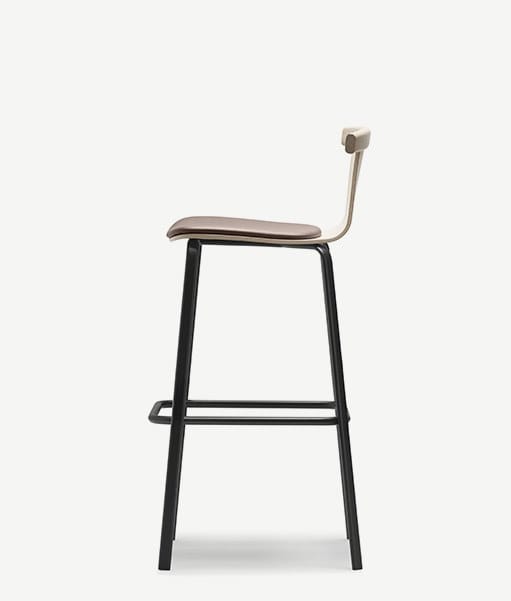 Высокий стул с мягким сиденьем ALKI Atal ARCH-00003777 - Вид №1