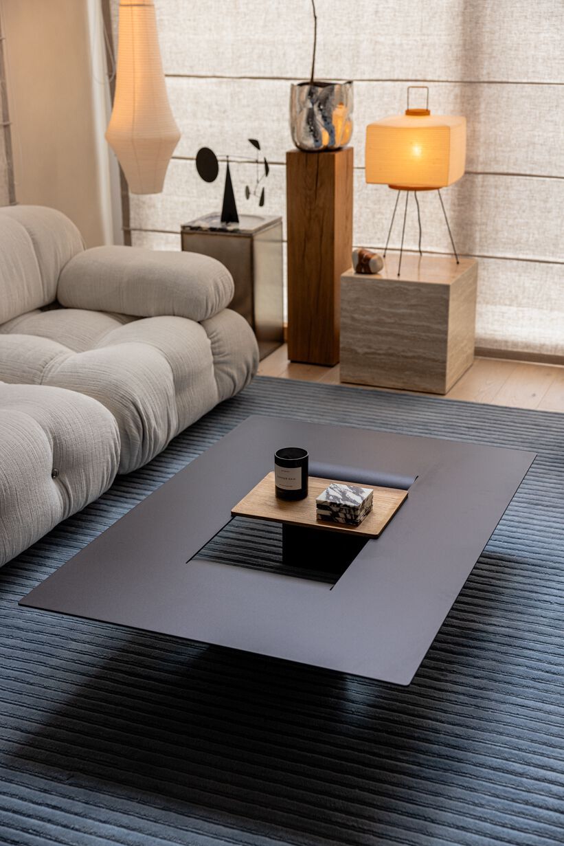 Низкий журнальный столик из листового металла Metallbude CUT ARCH-00111188 - Вид №28