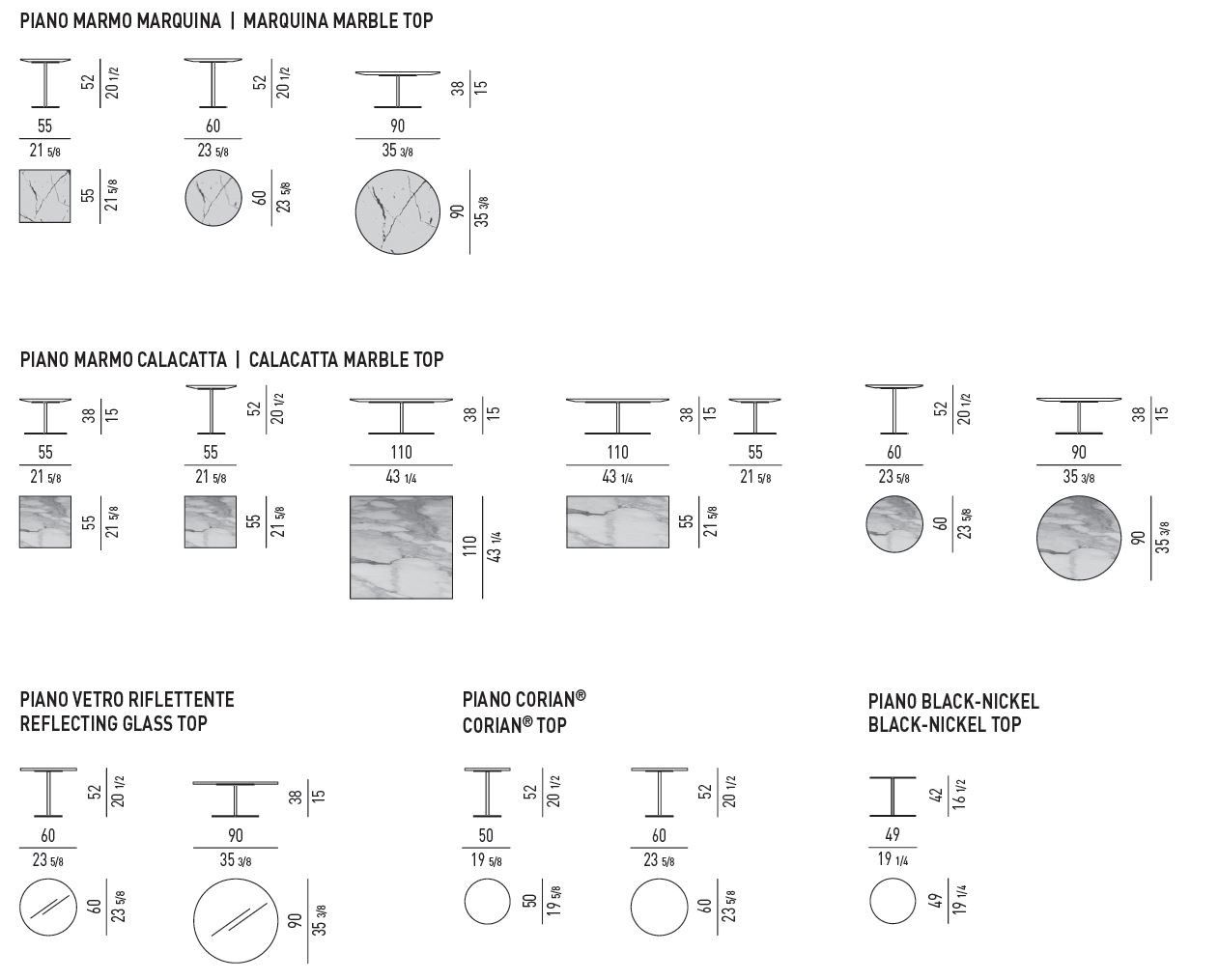 Мраморный квадратный журнальный столик Minotti BELLAGIO ARCH-00076636 - Вид №2