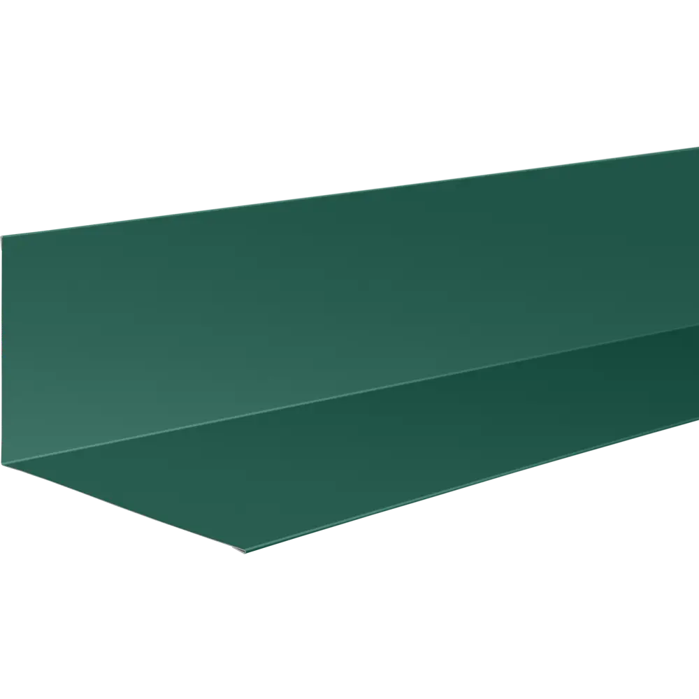 Планка примыкания 140x250 мм 2 м 0.4мм RAL 6005 Зеленый 12232001 STLM-2121569 Santreyd 
