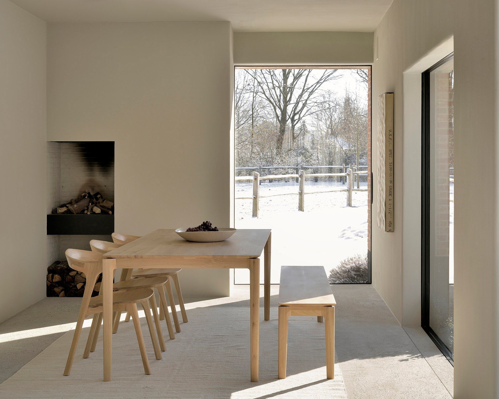 Дубовая скамья Ethnicraft Bok ARCH-00056141 - Вид №7