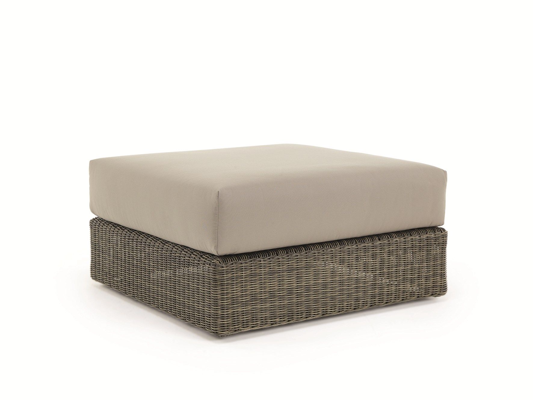 Квадратный садовый пуф в Ethimo EtWick® ARCH-00118375