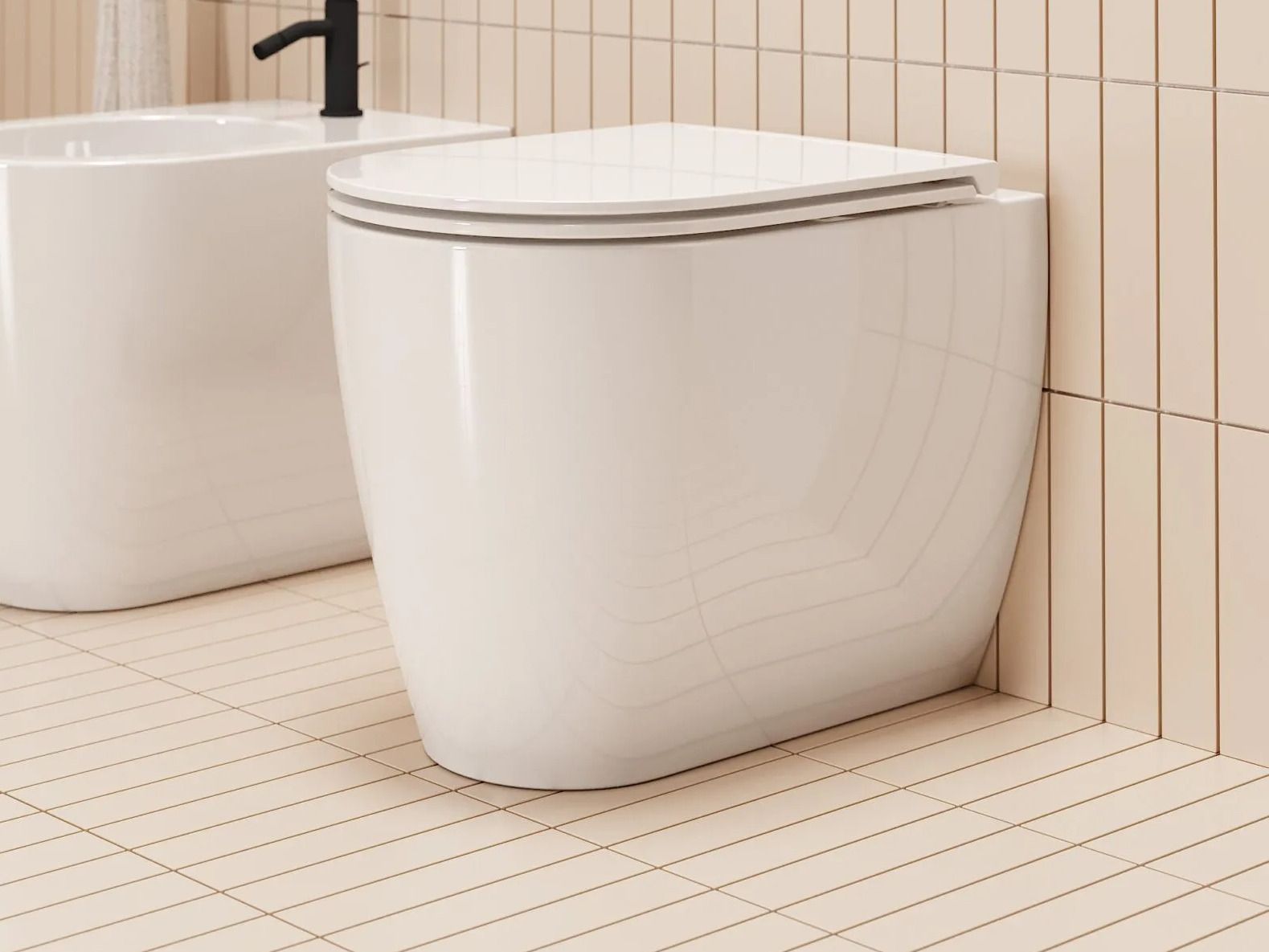 Напольный керамический туалет Scarabeo Ceramiche ARCH-00103624 - Вид №1