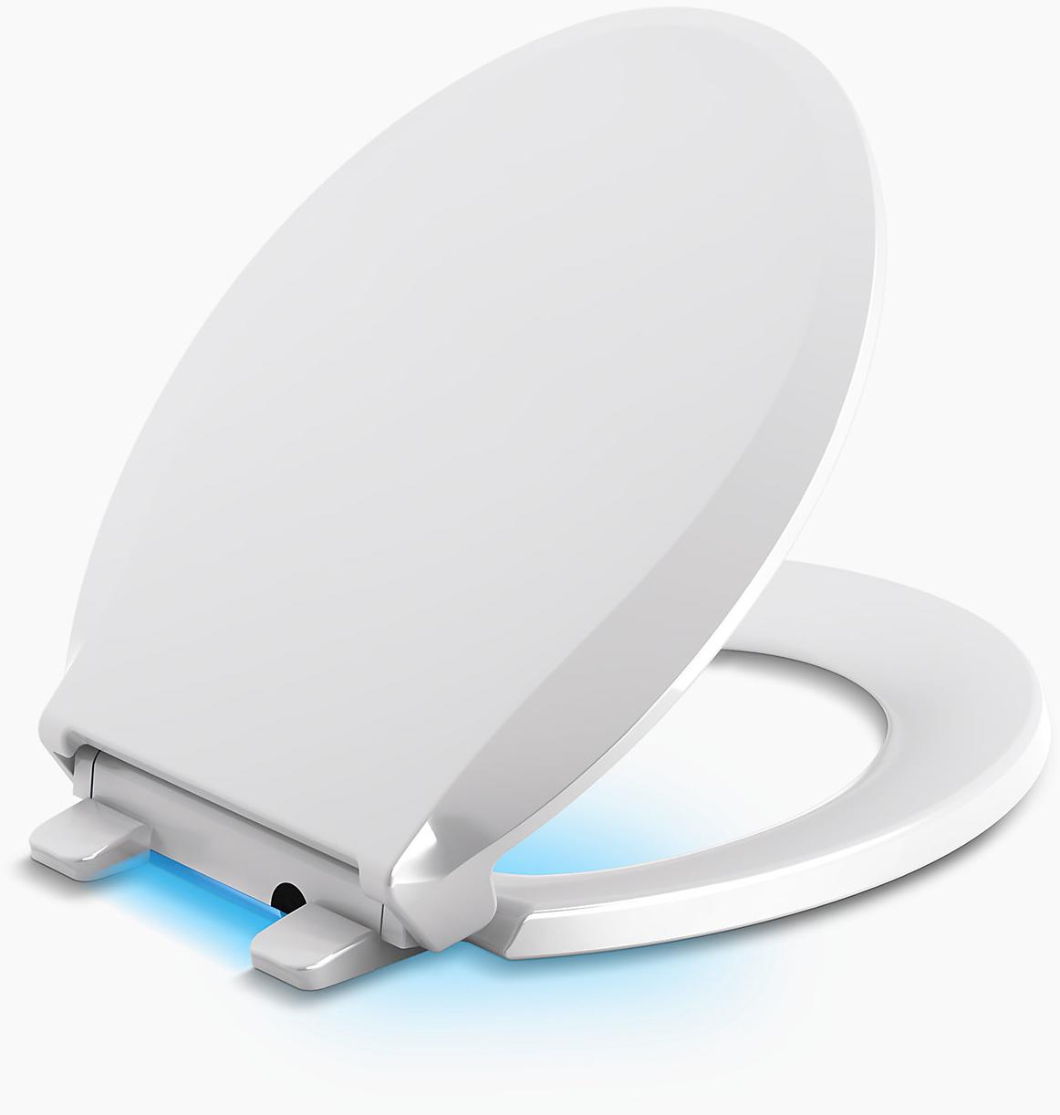 KOHLER Cachet Nightlight Quiet-Close  Круглое переднее сиденье для унитаза K-75758-95  - Вид №1