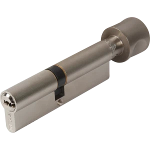 Цилиндр Kale Kilit 164 OBS 45x55 мм ключ/вертушка цвет никель 84240418 STLM-2174873