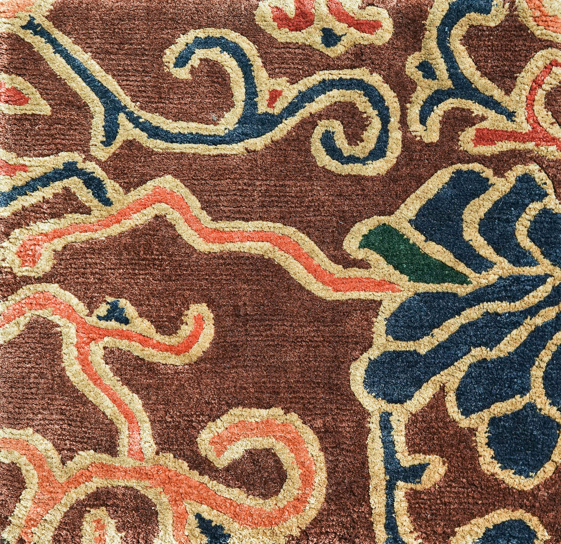 Прямоугольный ковер ручной работы Tapis Rouge Chinoiserie ARCH-00012452