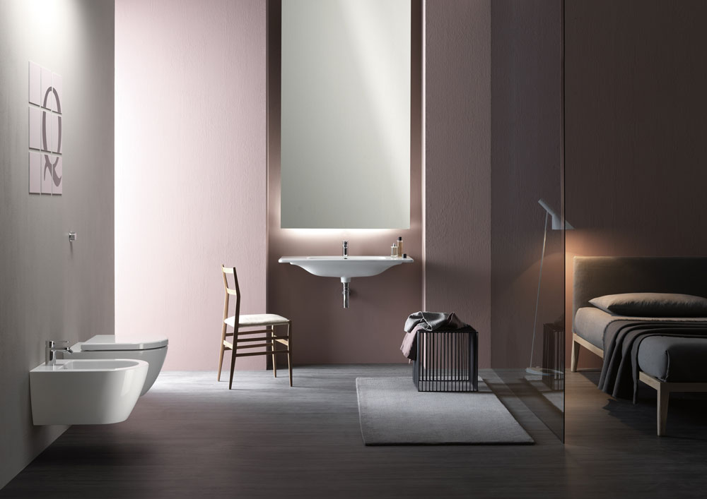 8823111 Подвесная раковина настенная овальная GSI ceramica City белая - Вид №3