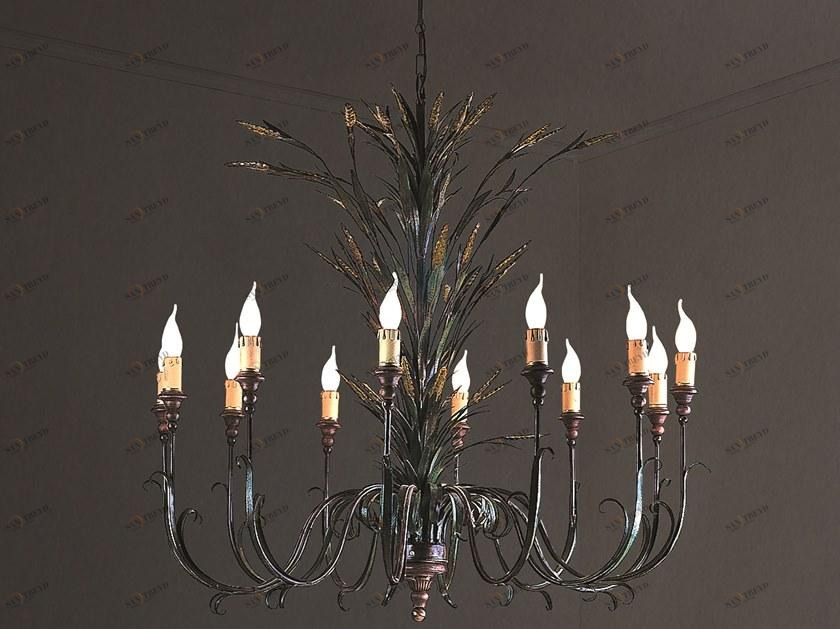 OFFICINACIANI Люстра из железа непрямого света Grano Hl1034ch-12