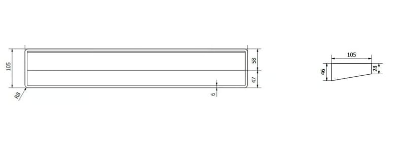 Держатель для полотенец / полка для ванной комнаты с порошковым покрытием In Stock Ever ARCH-00119219 - Вид №2