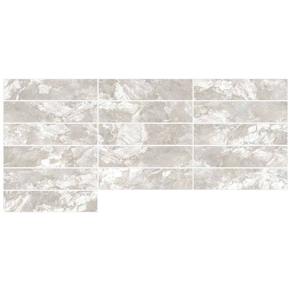 Глазурованный керамогранит Alma Ceramica Landstone 40 20x90 см 1.62 м² матовый цвет бежевый 89456747 STLM-2055451 - Вид №2