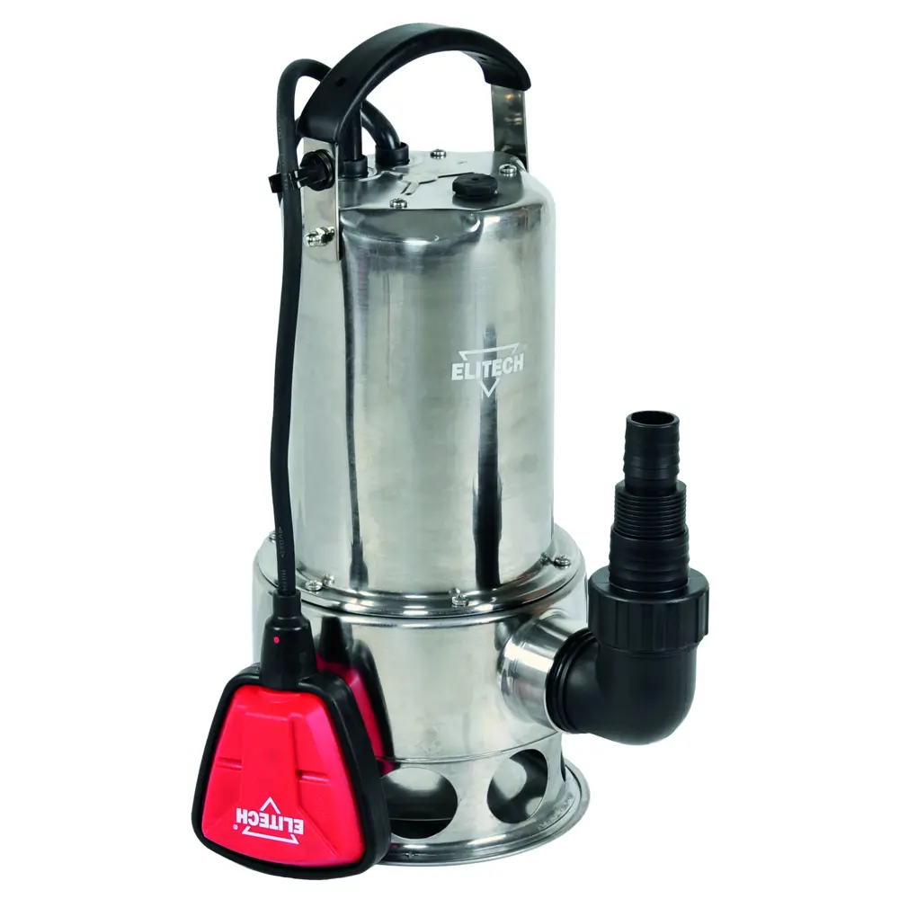 Насос погружной дренажный для грязной воды Elitech НПФ 1200Н, 15700 л/ч 88294340 STLM-2107633 