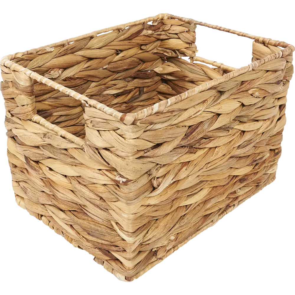 Корзина стеллажная Золотистый колос 19x17x25 см 8.1 л гиацинт цвет бежевый Santreyd EW-79 M STLM-2114265 - Вид №3