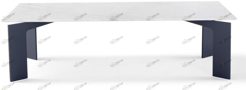 AMURA Прямоугольный мраморный журнальный столик Range Am093.t569
