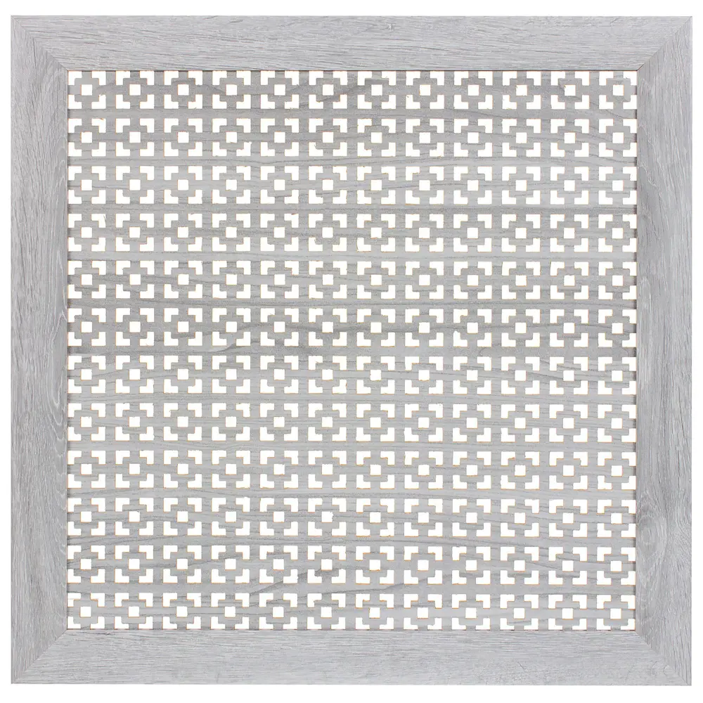 ЛАЙТ Экран для радиатора «Дамаско» 60×60 см в оттенке серый дуб 18732533 STLM-1014484