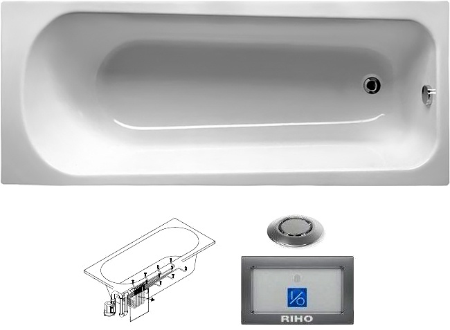 BC0100500000000_top1 Ванна Riho Orion Santreyd - Вид №1
