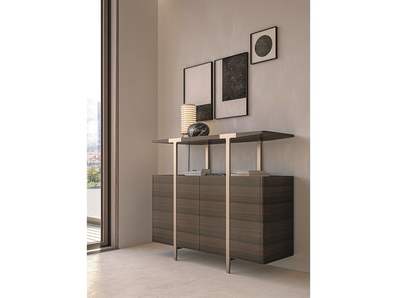 Деревянный шкаф с распашными дверцами Turri Domus ARCH-00067646 - Вид №2