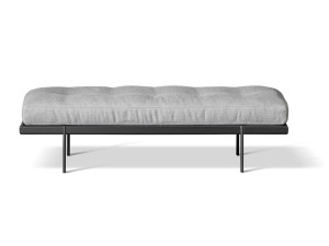 Мягкая скамейка из ткани