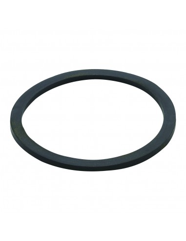 045200 005 01  Плоская прокладка для дна сифона из латуни для умывальника или наклонного, Д. 48,8 x 42 x 2 мм, 2 шт. Valentin Чернить  - Вид №1