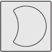 ID311.CM Ручка ID311 хром матовый COLOMBO РАЗДВИЖНЫЕ ДВЕРИ Colombo Design - Вид №1