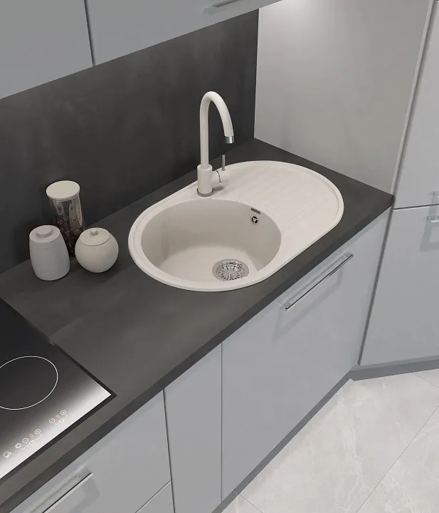 Кухонная мойка Кварц QUARZ S430 GranFest 18-S430 - Вид №1