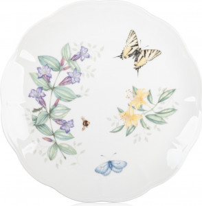 10527182 Lenox Тарелка обеденная Lenox "Бабочки на лугу.Бабочка-Парус" 27,5см Фарфор
