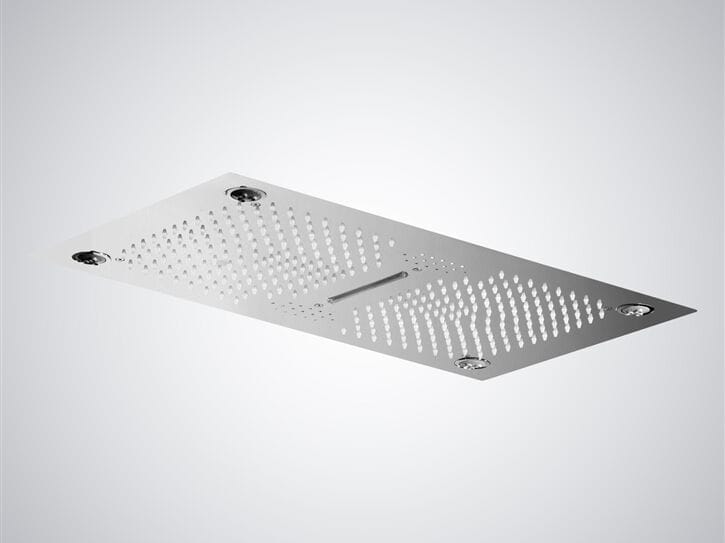 Прямоугольная потолочная душевая головка с освещением Fontana Showers MONTELIMAR ARCH-00128486