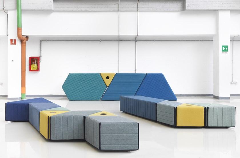 Marelli Скамья из ткани без спинки sun-id-1401614 - Вид №2