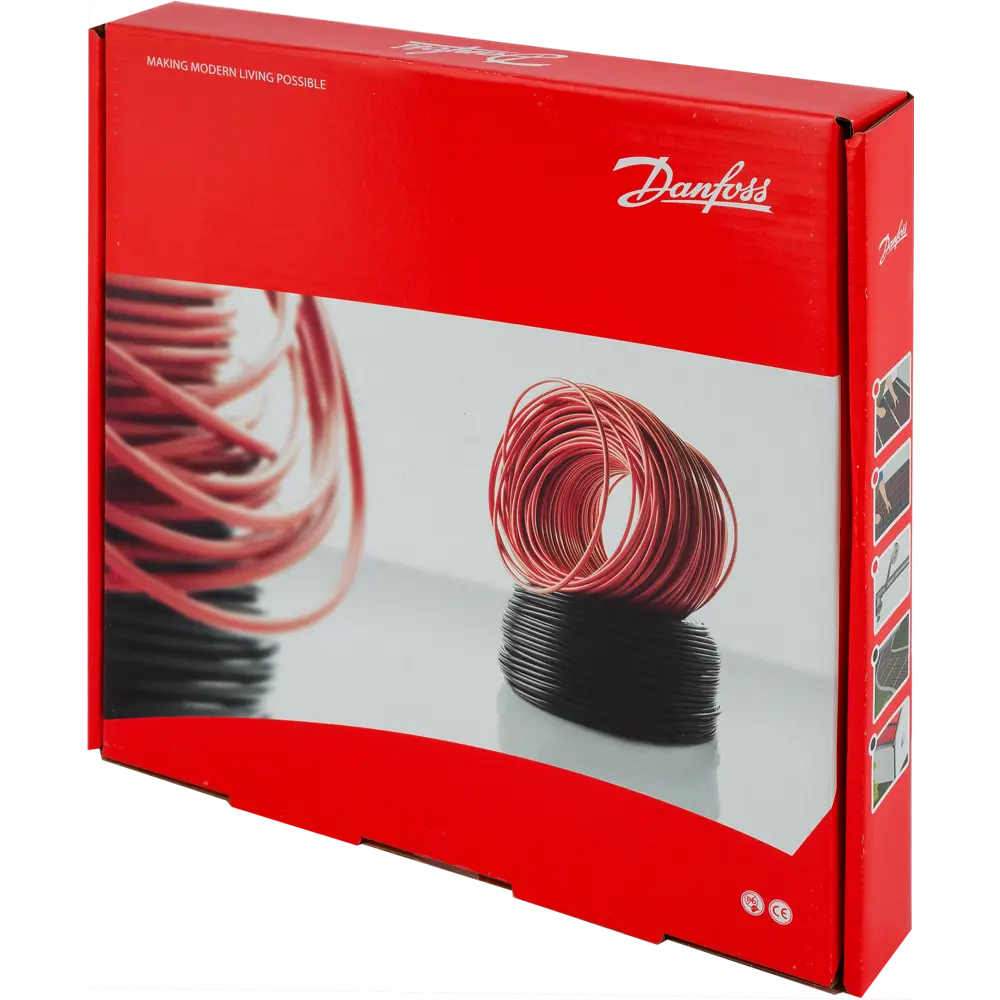 Нагревательный кабель для теплого пола Danfoss ECflex 18T 37 м, 680 Вт 82320123 STLM-2006662  - Вид №4