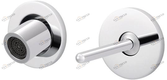 rvb Смеситель для умывальника настенный с аэратором Plug 4570.11.55