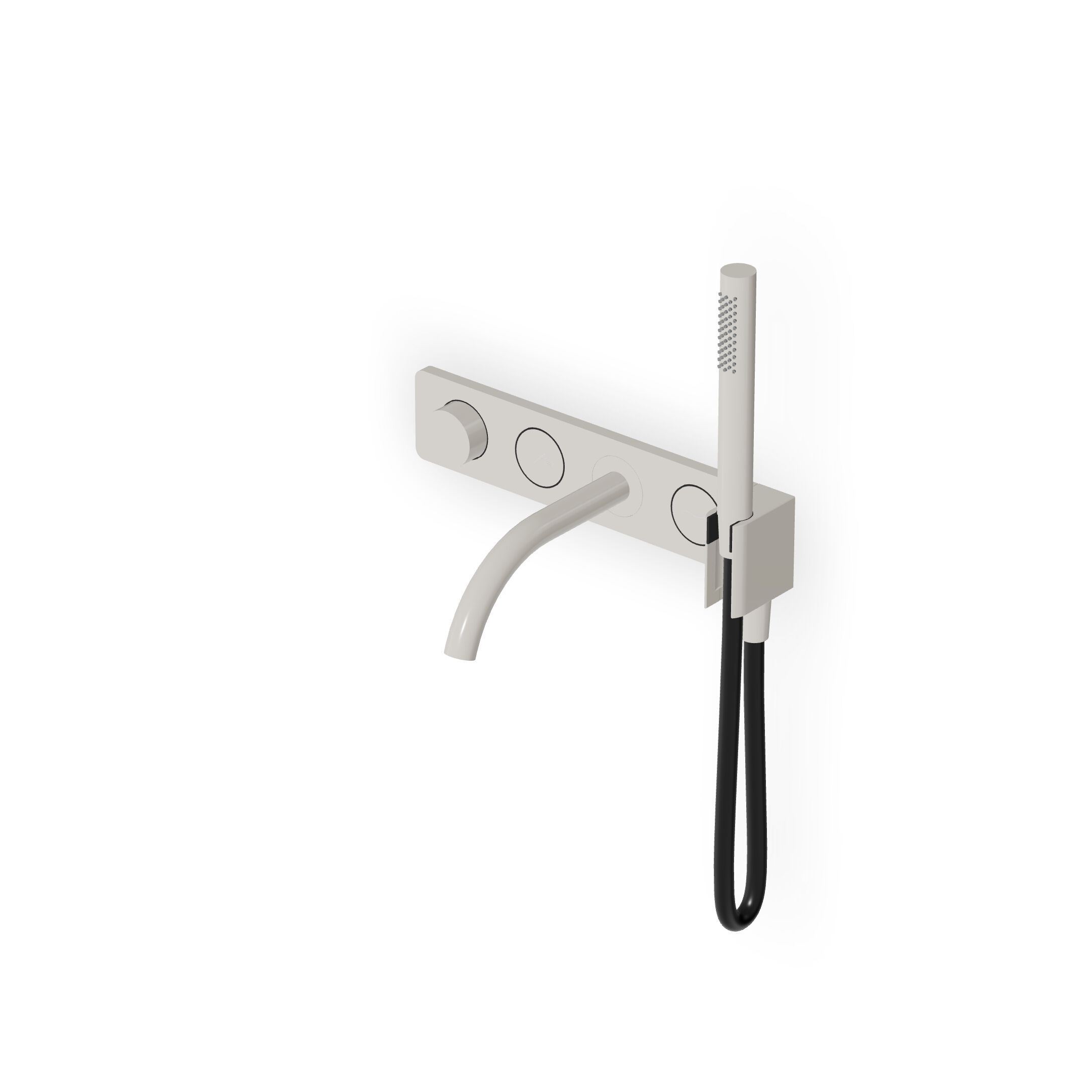 Термостатический смеситель для душа с 5 отверстиями и ручным душем Zucchetti Hoop ARCH-00129300 - Вид №7