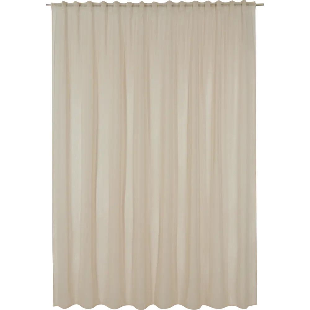 Тюль на ленте со скрытыми петлями Livia Paper2 500x280 см цвет бежевый 83367543 STLM-2044300 INSPIRE  - Вид №2