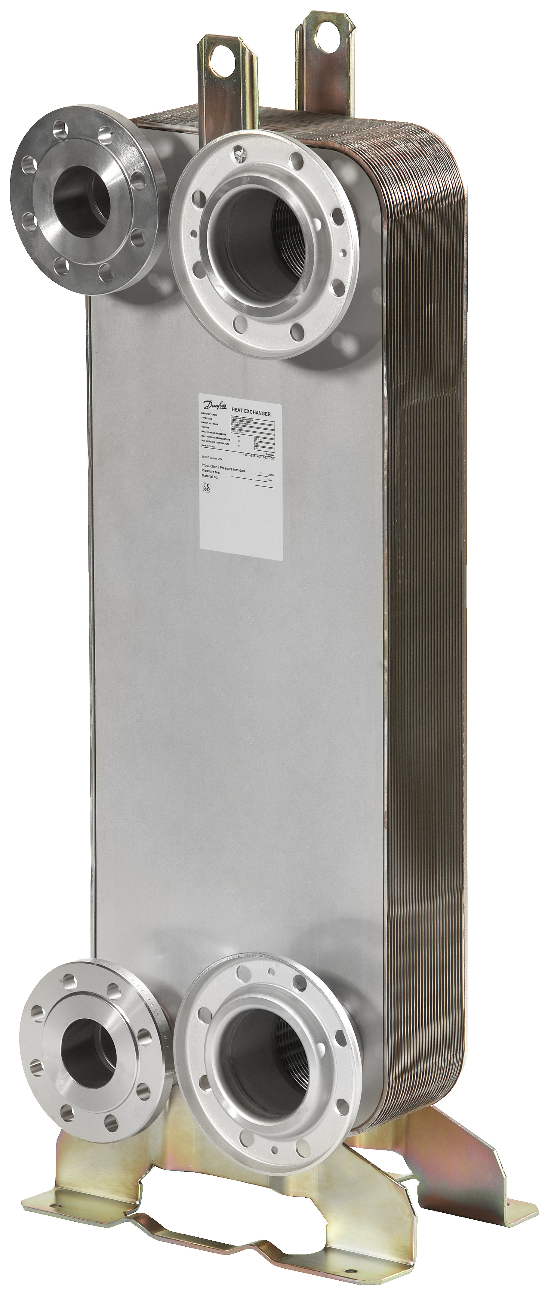 Danfoss Паяный пластинчатый теплообменник серии XB70 XB 70H-1 100 DN65/DN100 004B2017  - Вид №15