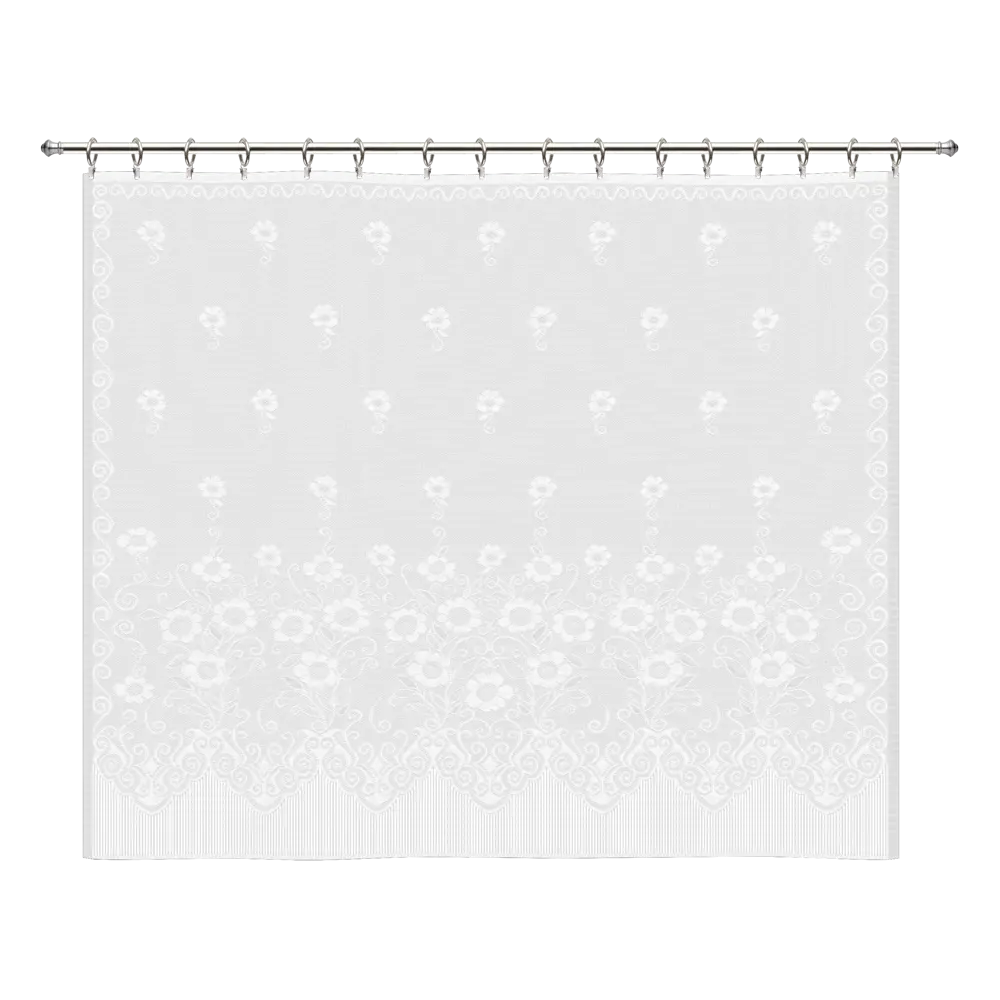 Santreyd - Жаккардовая штора для кухни с цветочным узором 170х140 см 13213080 STLM-0002945