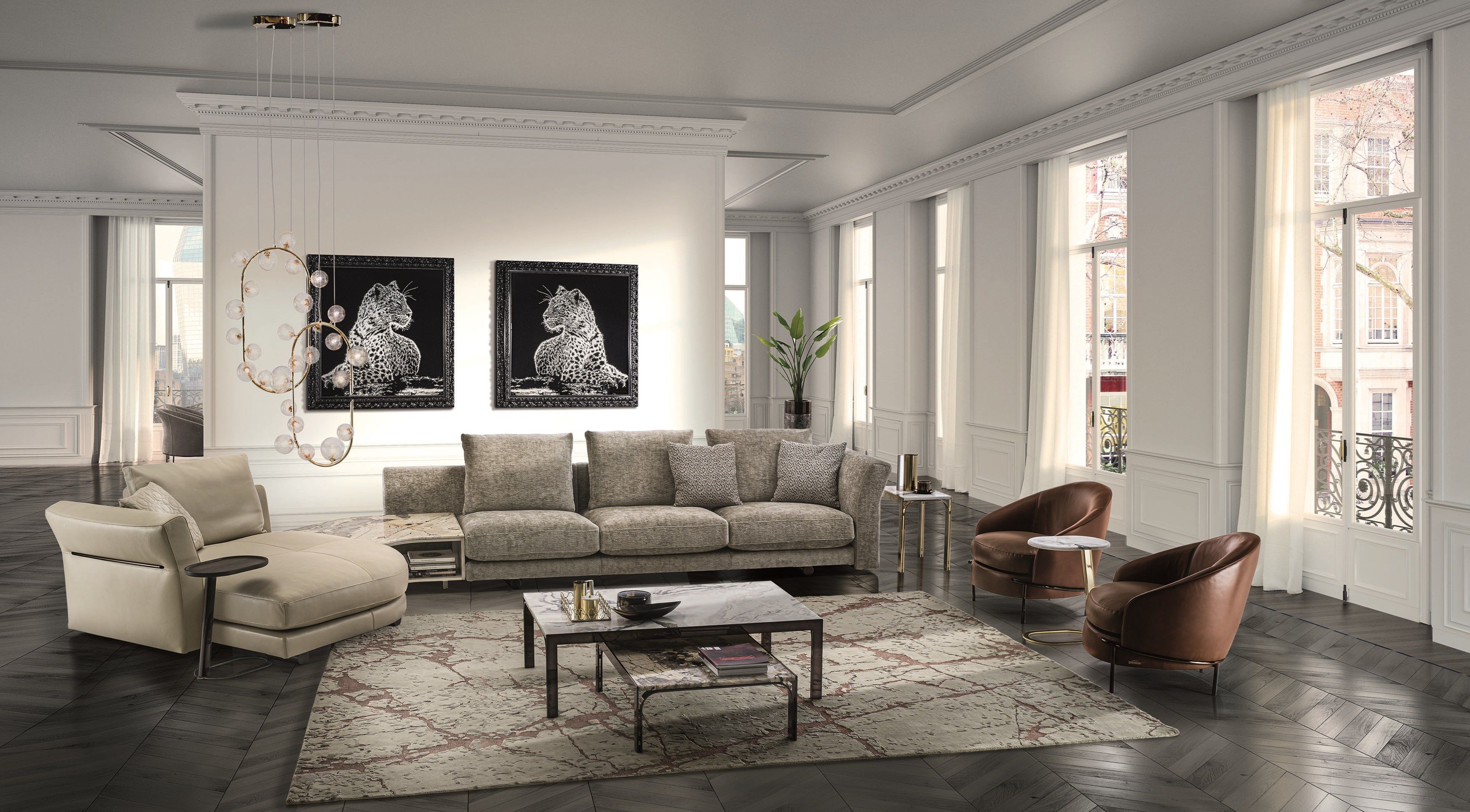 Ткань диван Longhi Loveluxe 2020-Sartoria collection ARCH-00019752 - Вид №1