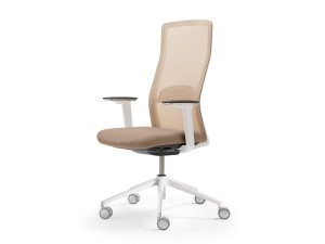 Пластиковый операционный офисный стул с подлокотниками 5 спиц